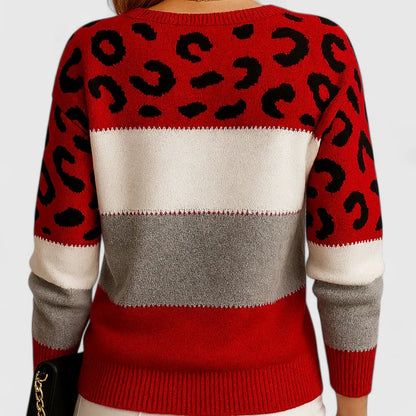 Chantelle Leopard Knit Sweater