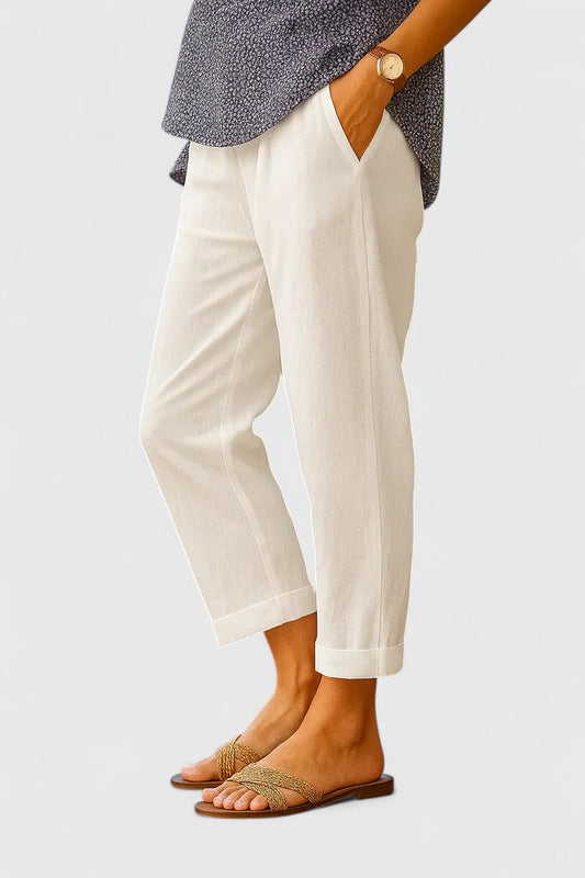 Davienne Lightweight Straight Trousers