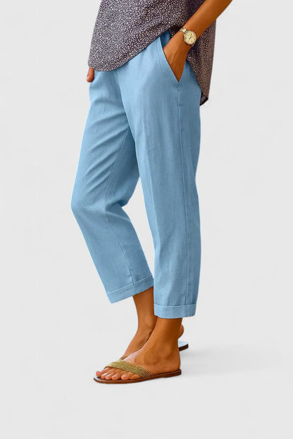 Davienne Lightweight Straight Trousers