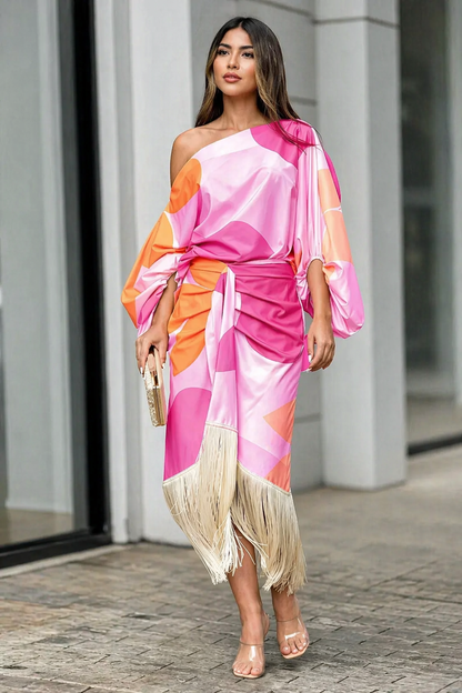 Calypso - Glamorous Fringe Dress