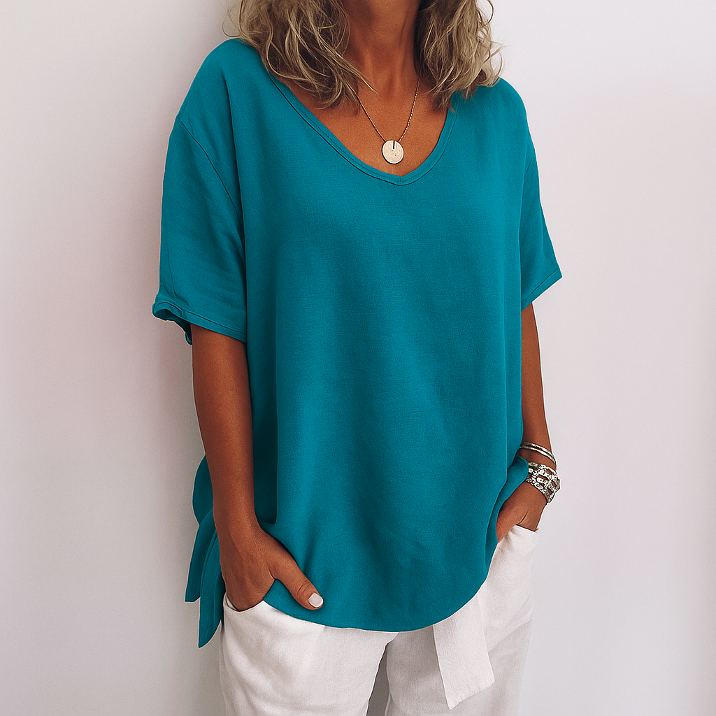 Talise Crew Neck Casual Top