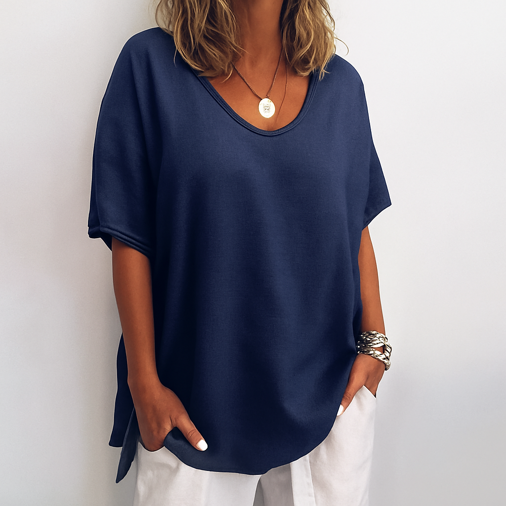 Talise Crew Neck Casual Top