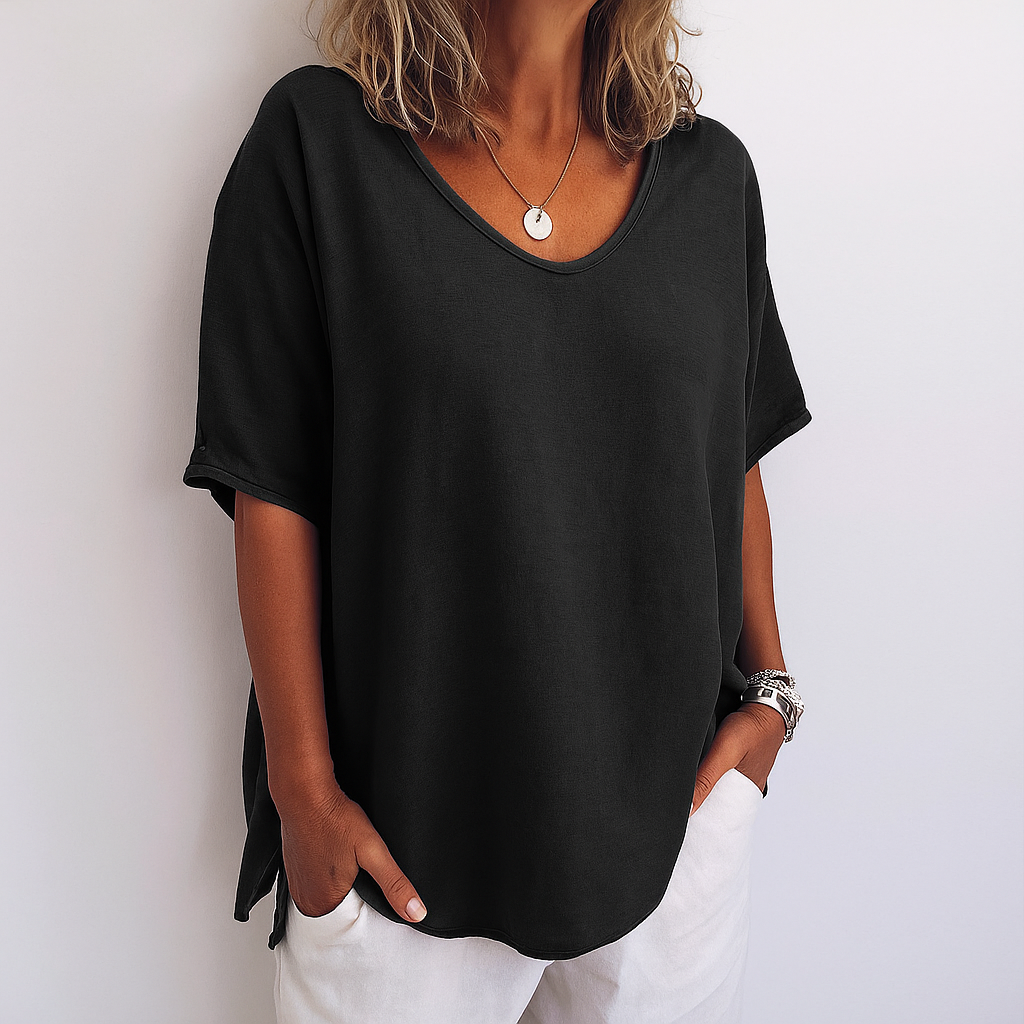 Talise Crew Neck Casual Top