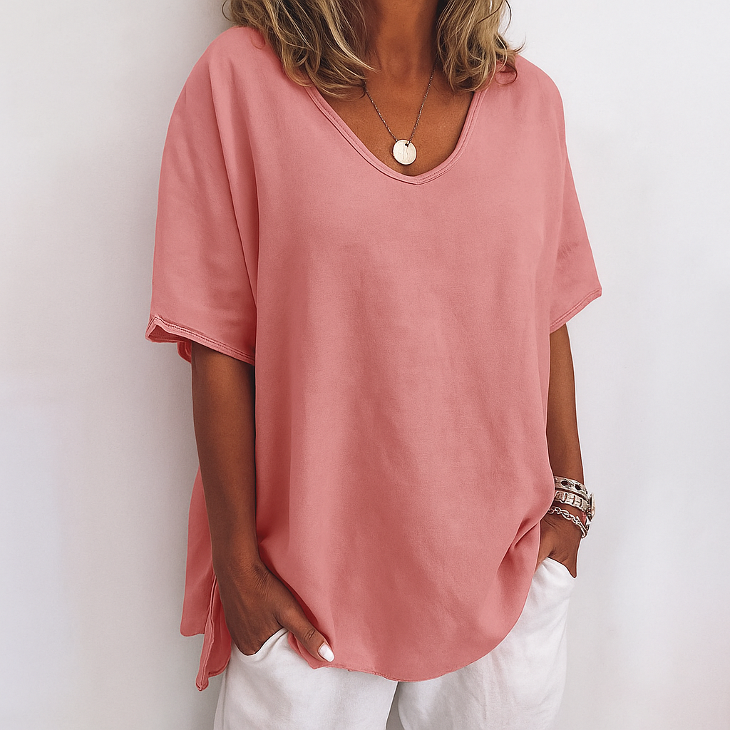 Talise Crew Neck Casual Top