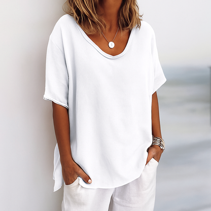 Talise Crew Neck Casual Top