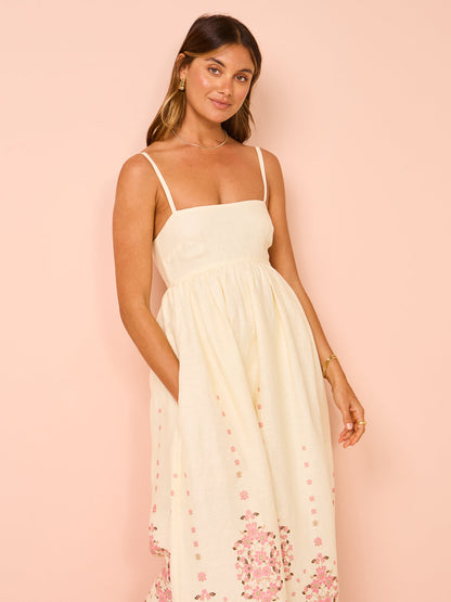 Indira - Flowy Floral Maxi Dress