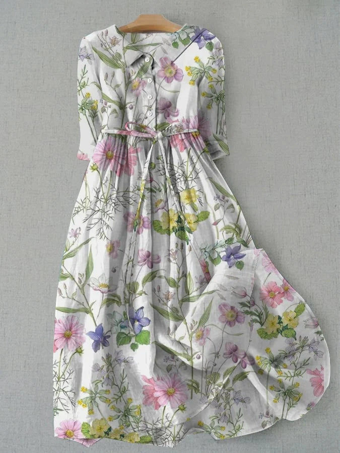 Thalise Floral A Line Dress