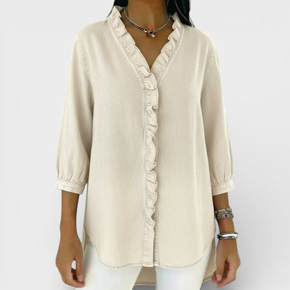 Juniper - Elegant Ruffled Blouse