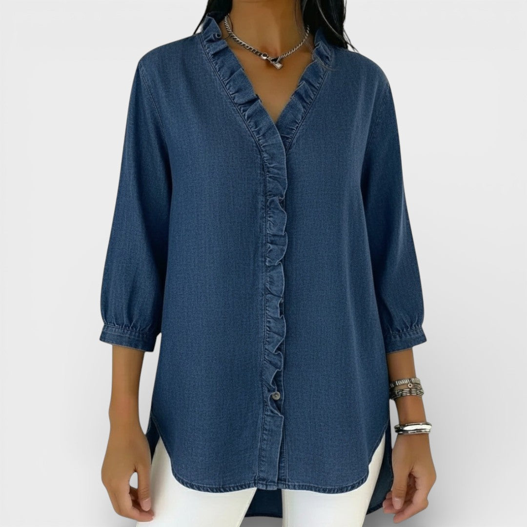Juniper - Elegant Ruffled Blouse