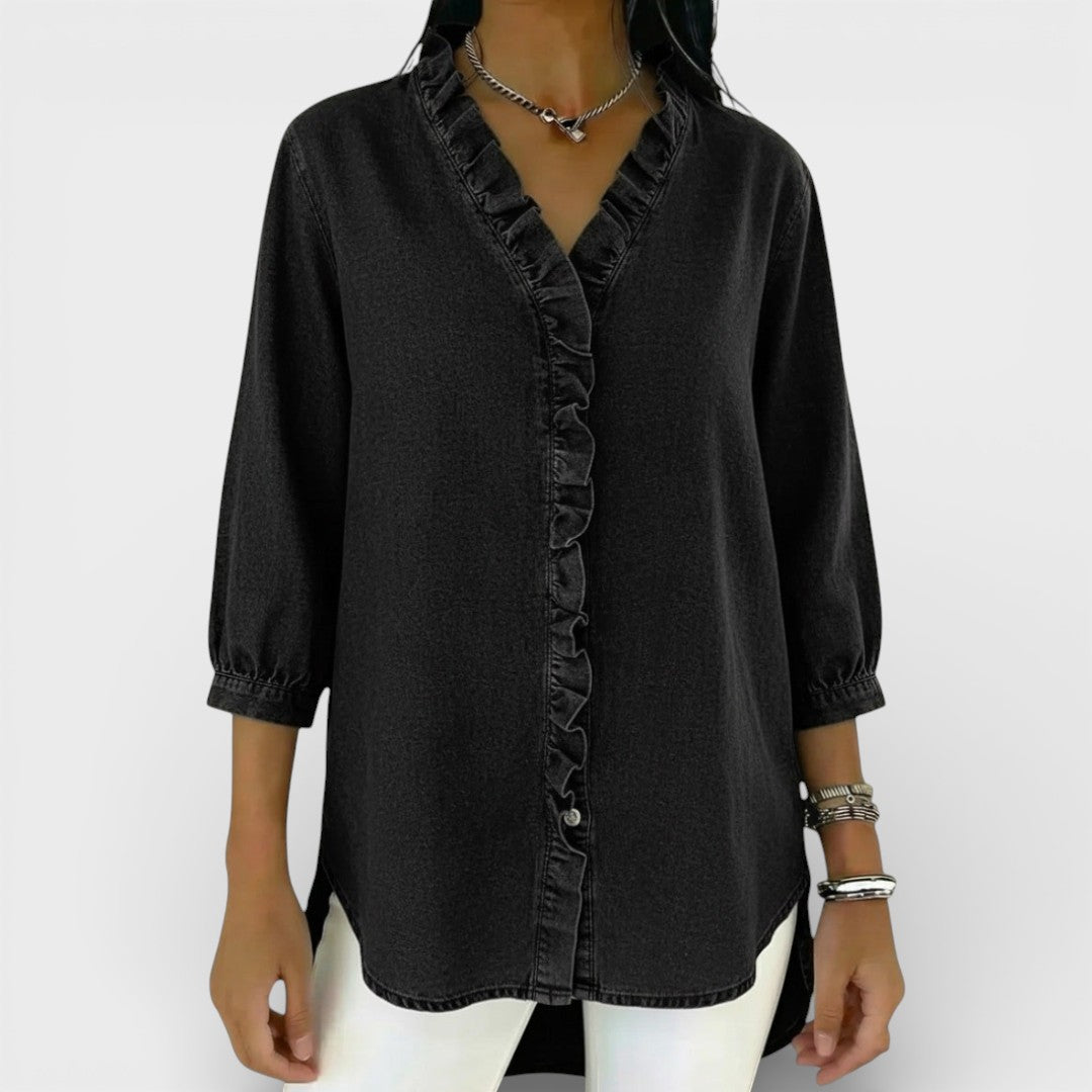 Juniper - Elegant Ruffled Blouse