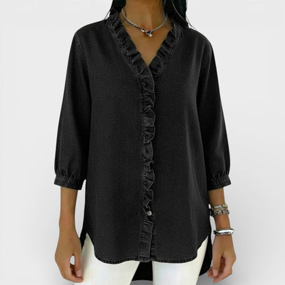 Juniper - Elegant Ruffled Blouse