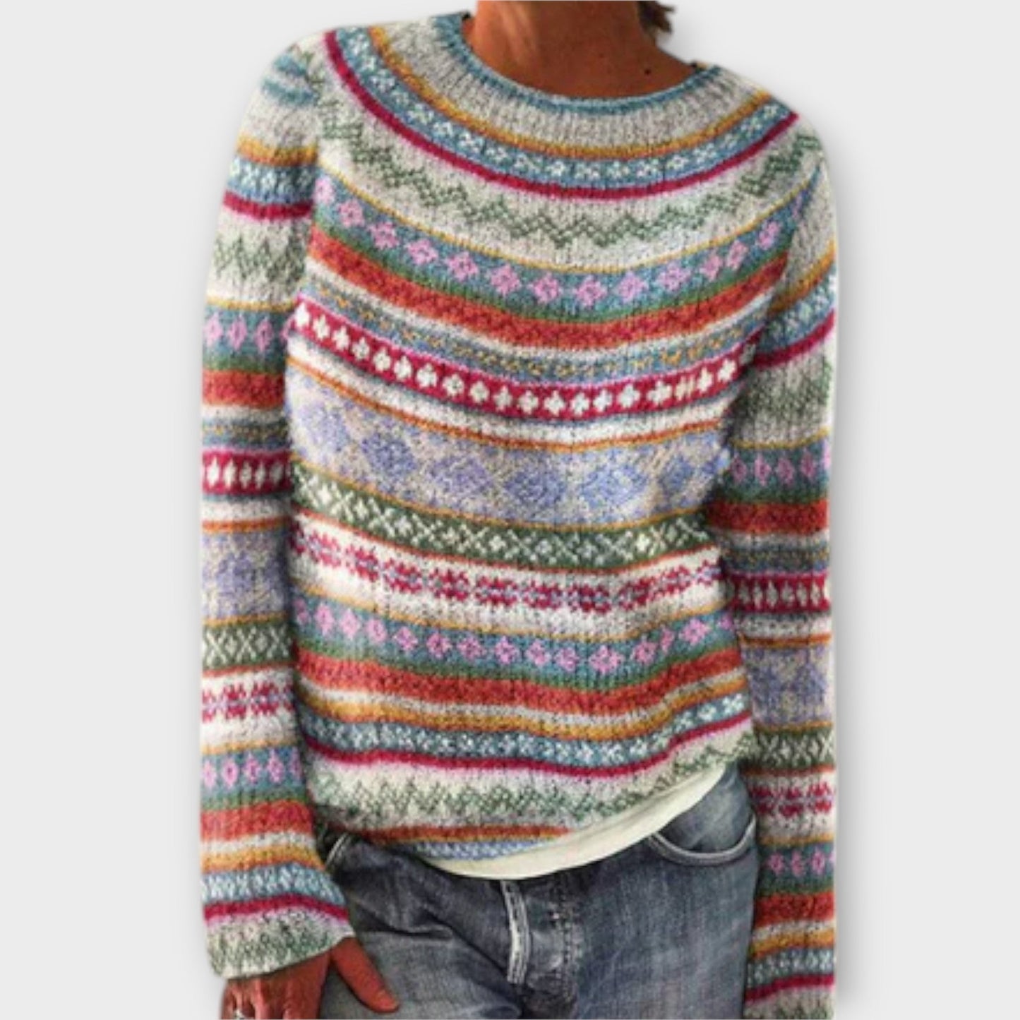 Winslet Retro Knit Sweater