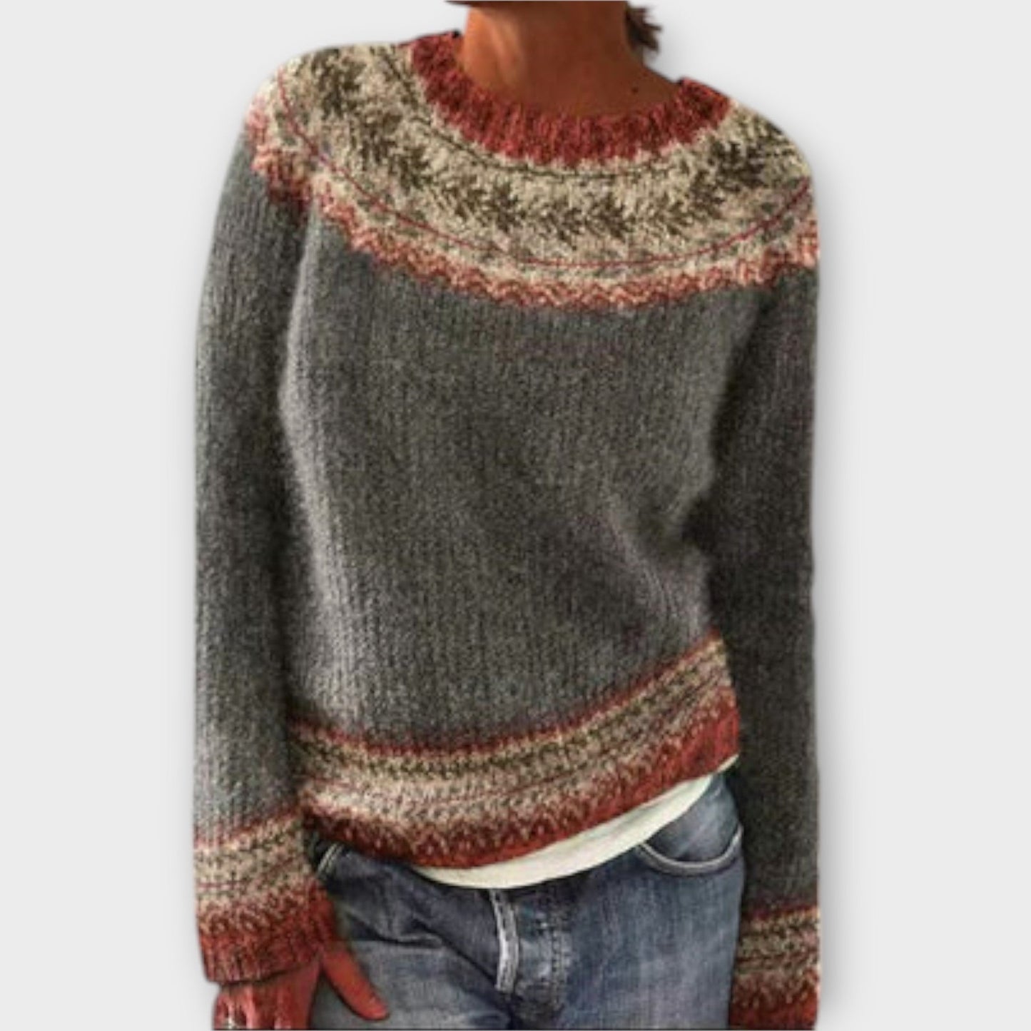 Winslet Retro Knit Sweater