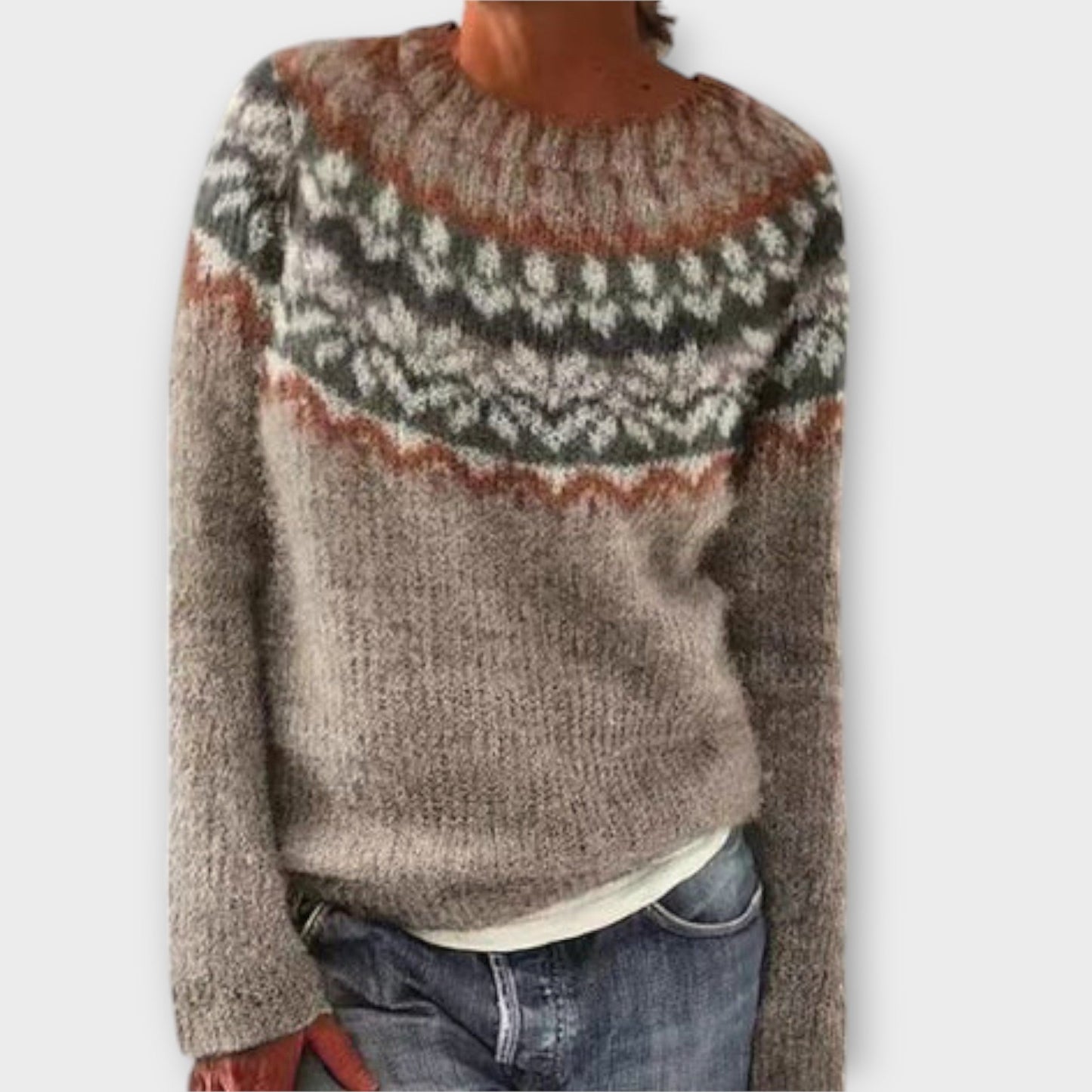 Winslet Retro Knit Sweater