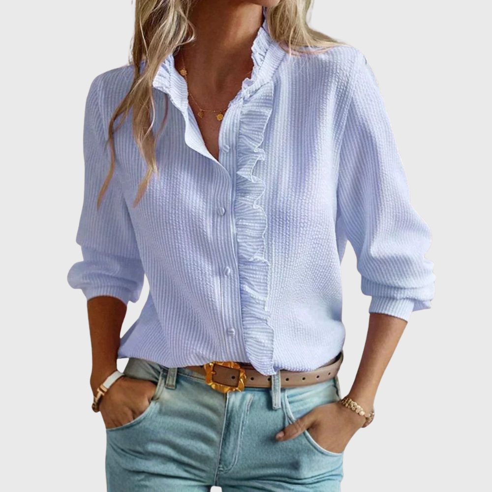 Maris - Elegant striped blouse