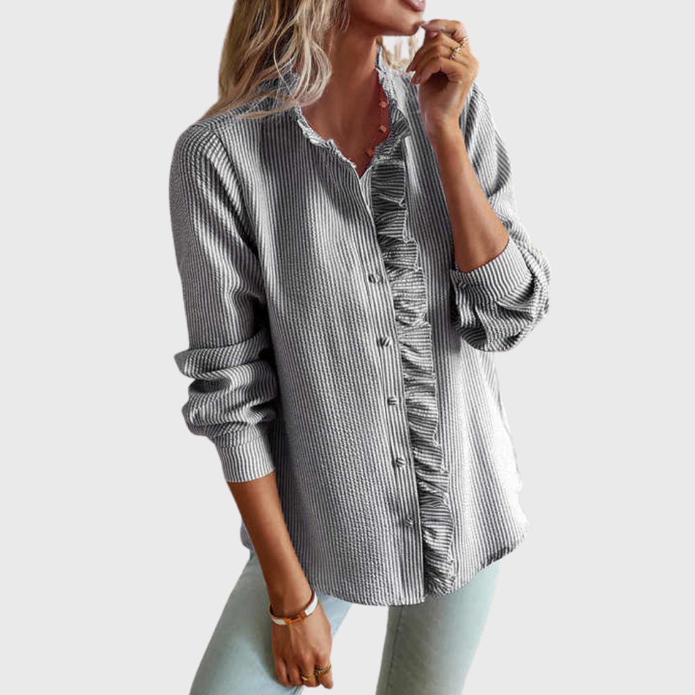 Maris - Elegant striped blouse