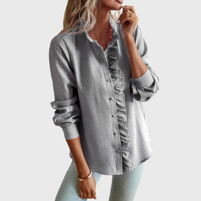Maris - Elegant striped blouse
