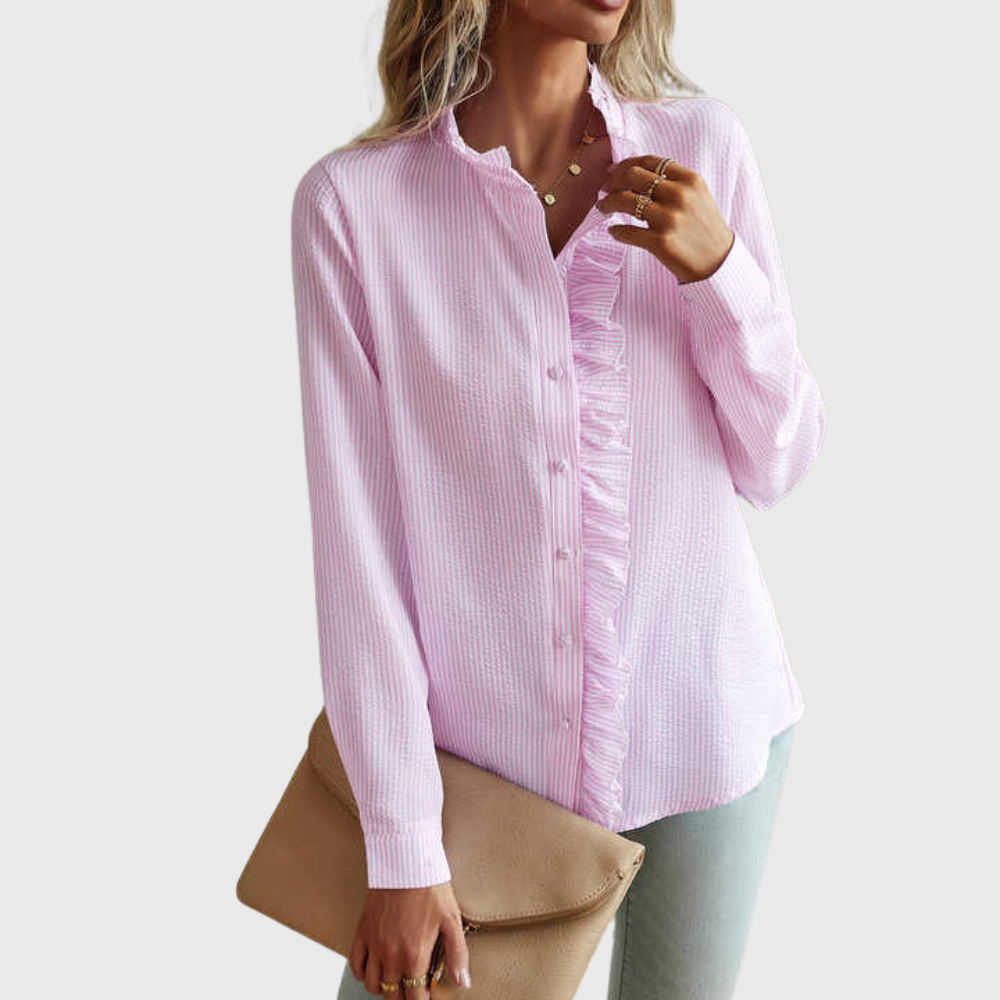 Maris - Elegant striped blouse