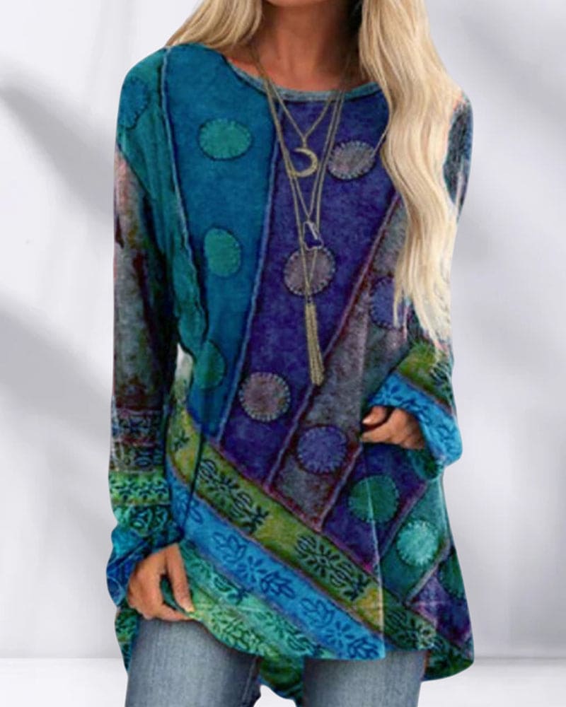 Evaline Retro Lightweight Top
