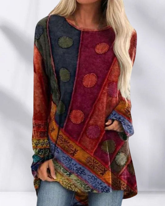 Evaline Retro Lightweight Top