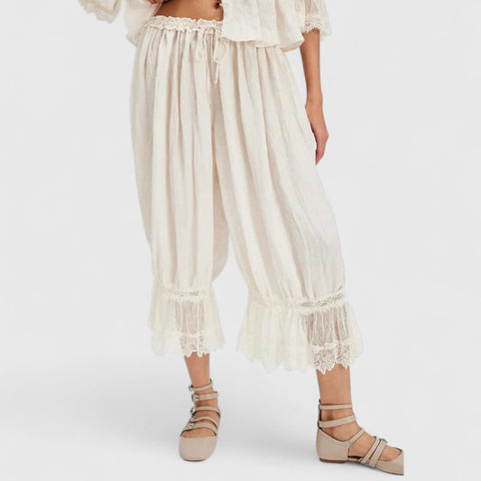 Lenoire Patchwork Lace Trousers