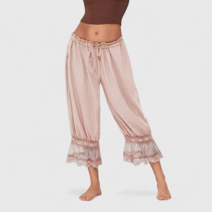 Lenoire Patchwork Lace Trousers
