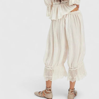 Lenoire Patchwork Lace Trousers