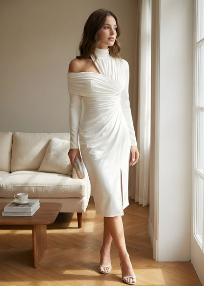Aurielle Asymmetric One Shoulder Dress