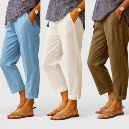 Davienne Lightweight Straight Trousers