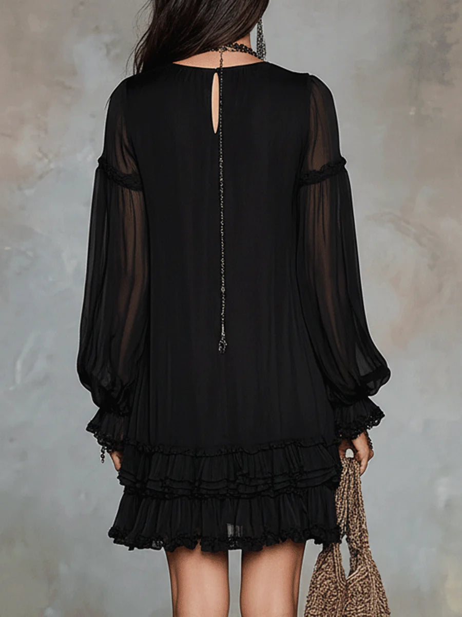 Calypso - Ruffled Mini Dress