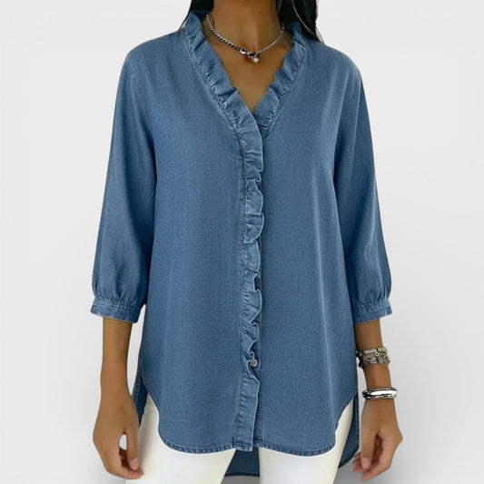 Juniper - Elegant Ruffled Blouse