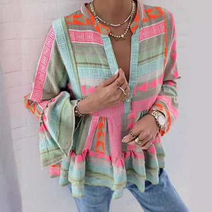 Primrose Ruffle Sleeve Blouse