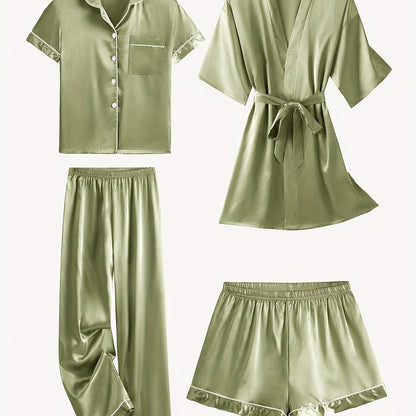 Rosalène Satin Pyjama Set