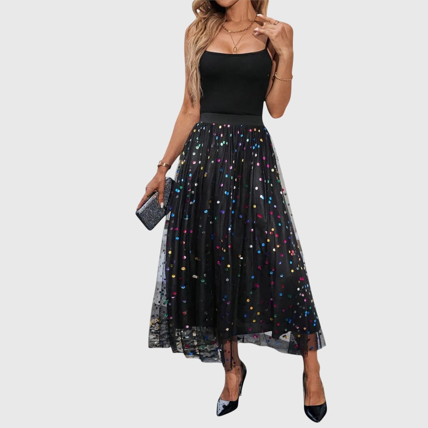 Amélie - Sparkling Tulle Midi Skirt Damen product image