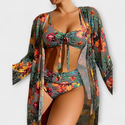 Zarae - Tropical Bikini & Kimono Set – Tropical Bikini & Kimono Set 2