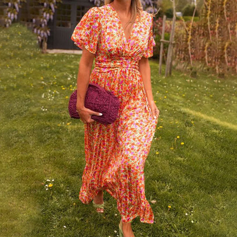 Fleur - Whimsical Floral A-Line Dress
