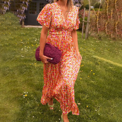Fleur - Whimsical Floral A-Line Dress