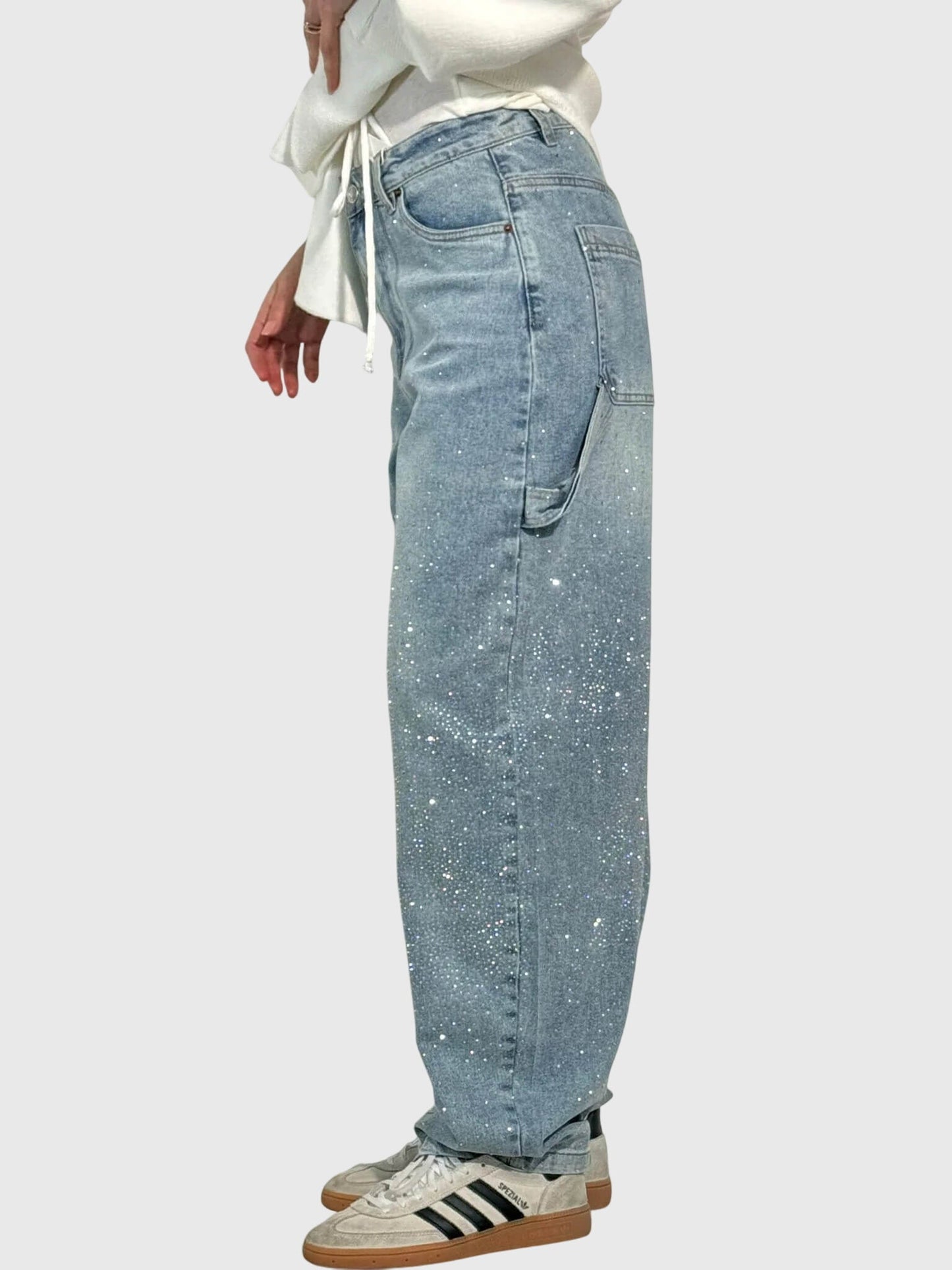 Lumière Diamond Detail Trousers