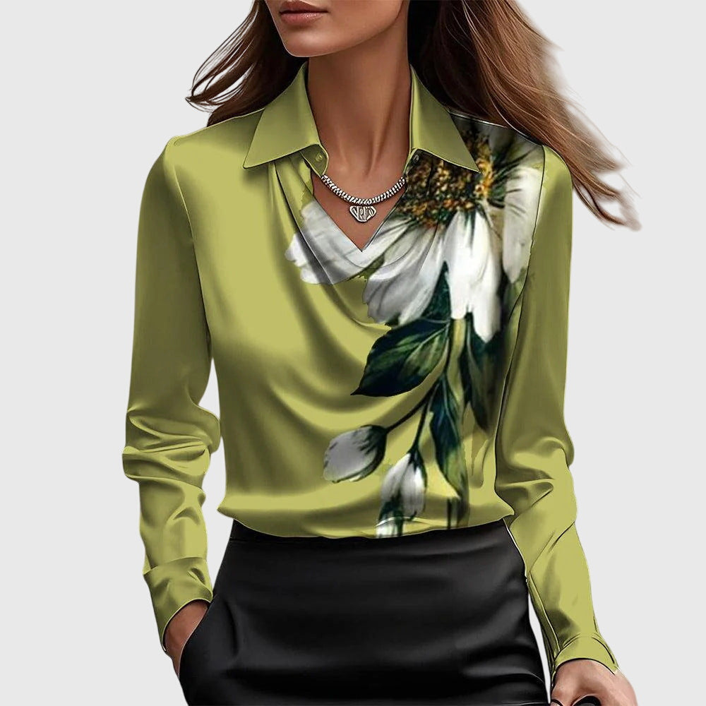 Cosima - Elegant Satin Blouse