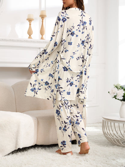 Rosalind Vintage Floral Pajama Set