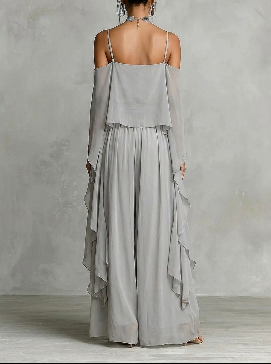 Colette - Off-Shoulder Flowy Set