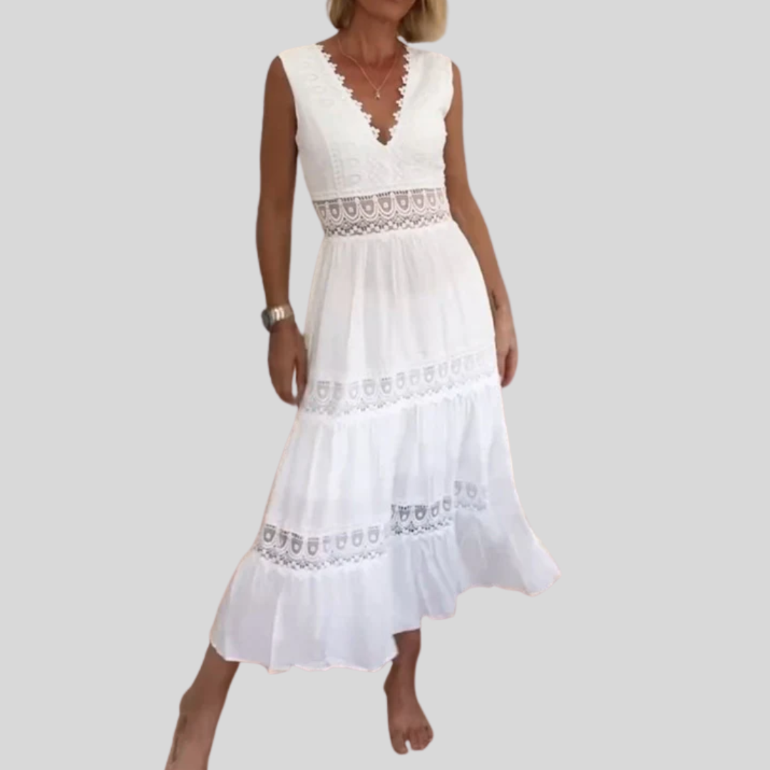 Iris - Boho Chic Lace Maxi Dress bestseller dresses product image