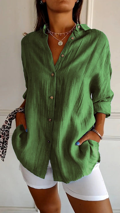 Valérie Tailored Cotton Blouse