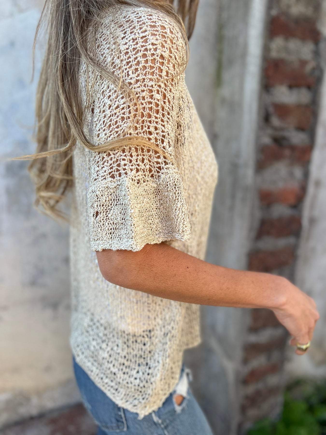 Emmeline Hollow Out Knit Top