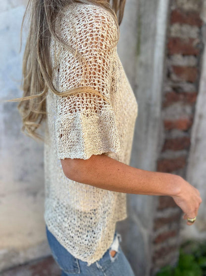 Emmeline Hollow Out Knit Top