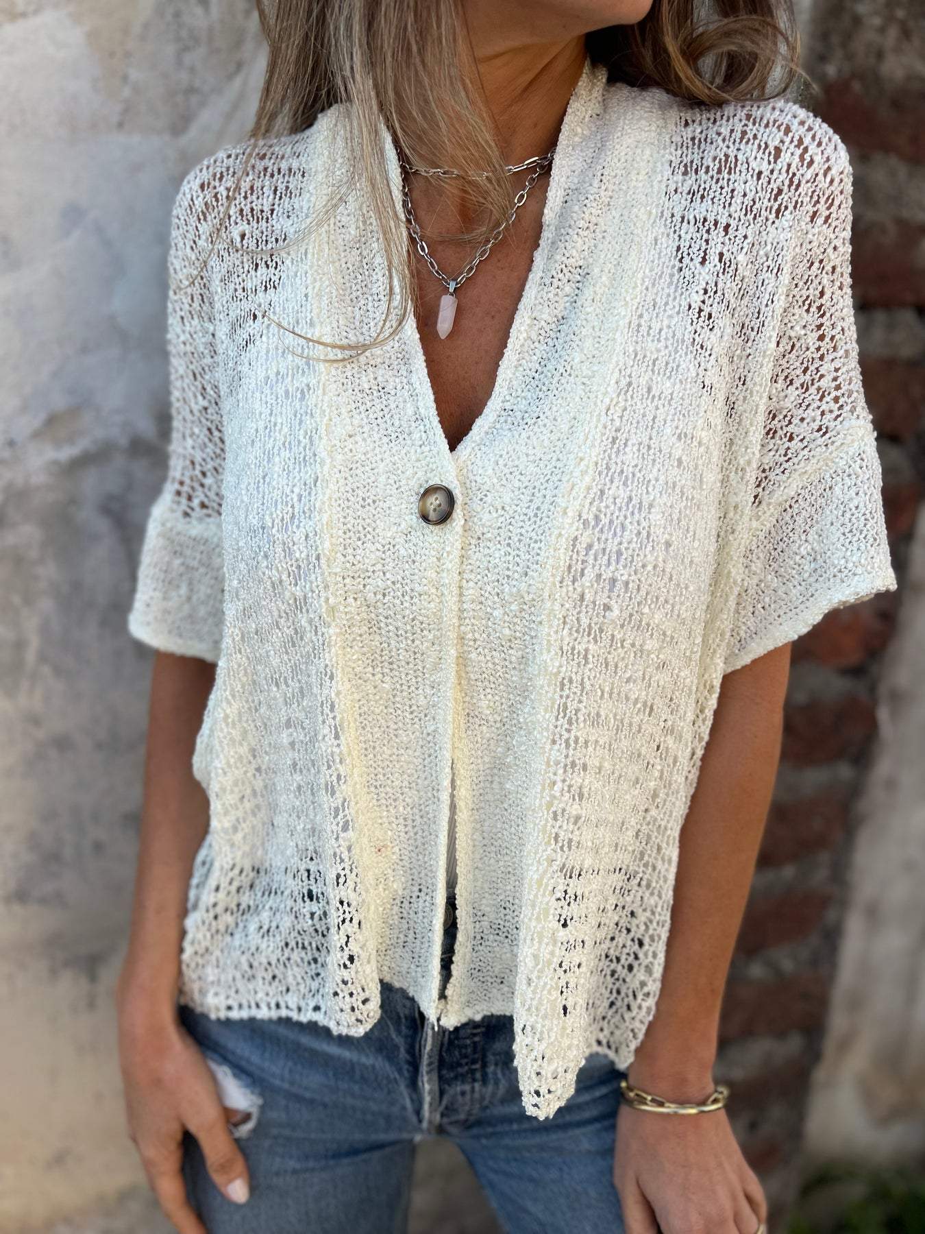 Emmeline Hollow Out Knit Top