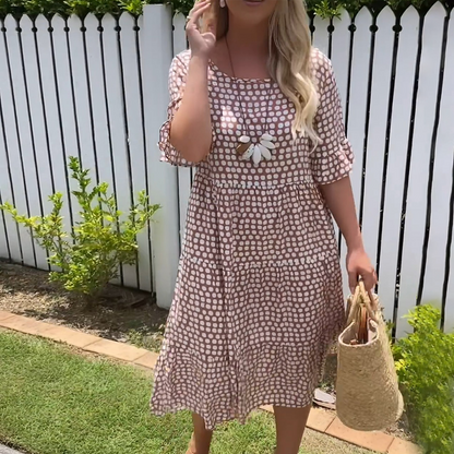 Naomi - Boho Chic Midi Dress Dresses Sale product image
