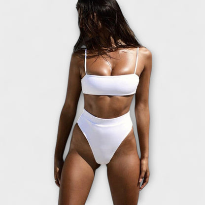 Zarae - Ribbed High-Cut Bikini Set – Ribbed High-Cut Bikini Set 6
