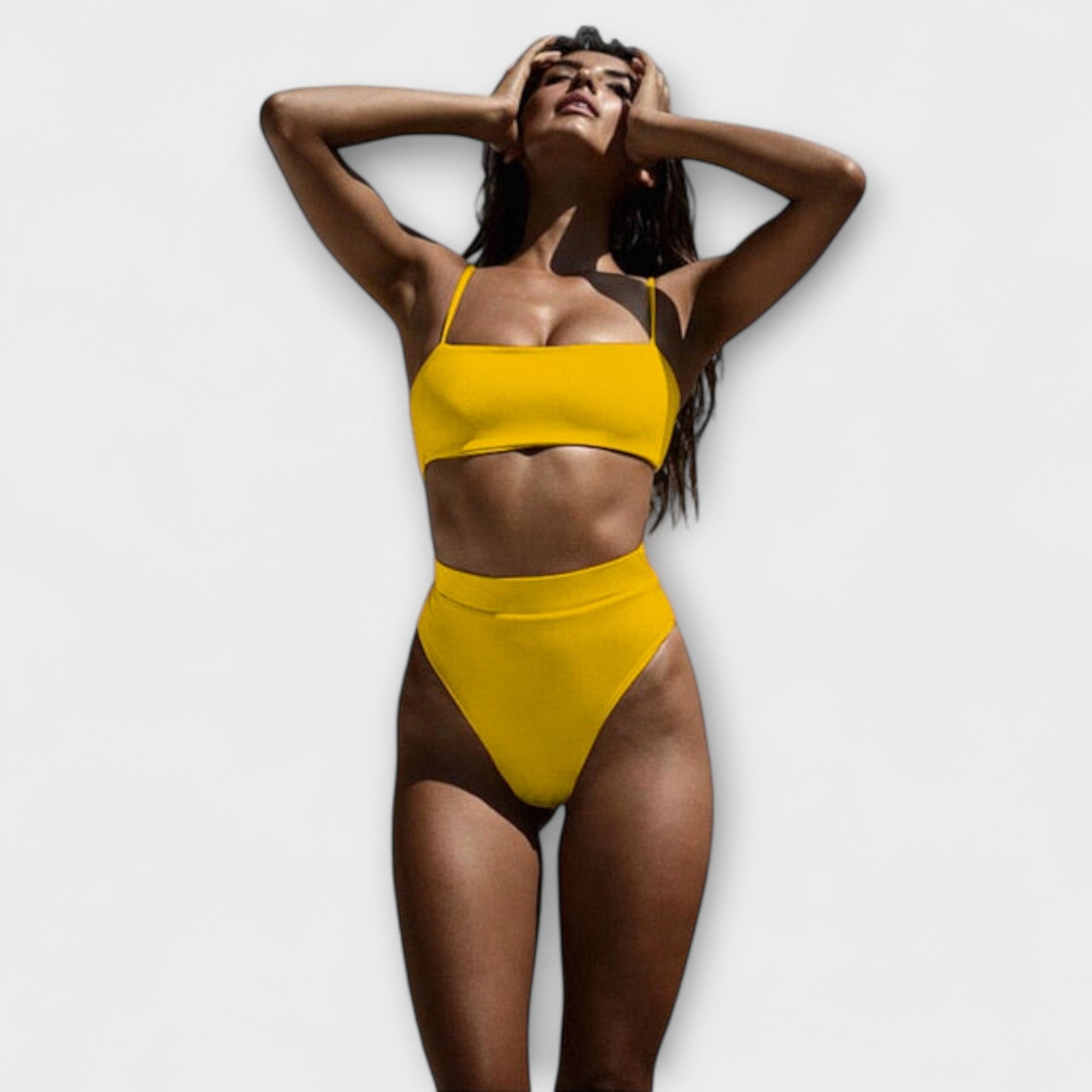 Zarae - Ribbed High-Cut Bikini Set – Ribbed High-Cut Bikini Set 11