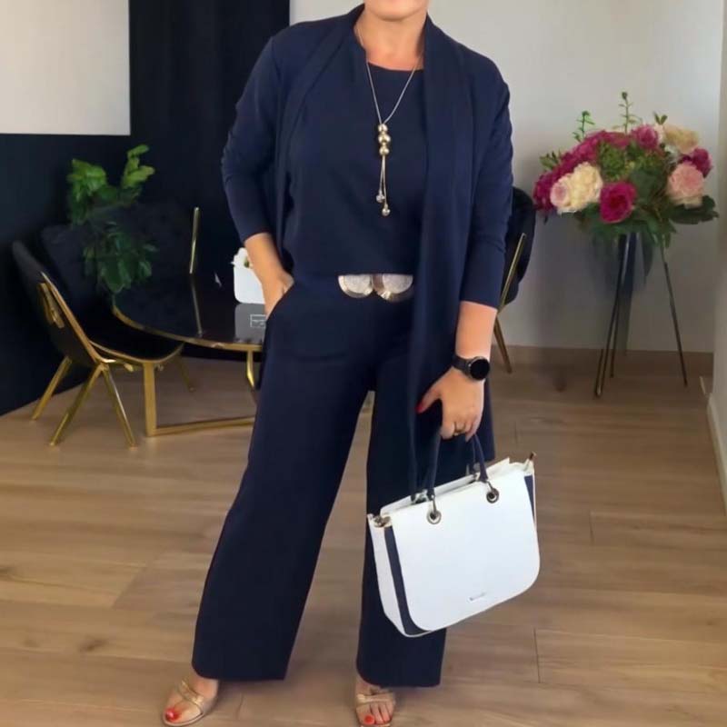 Cassienne Three Piece Cardigan Set